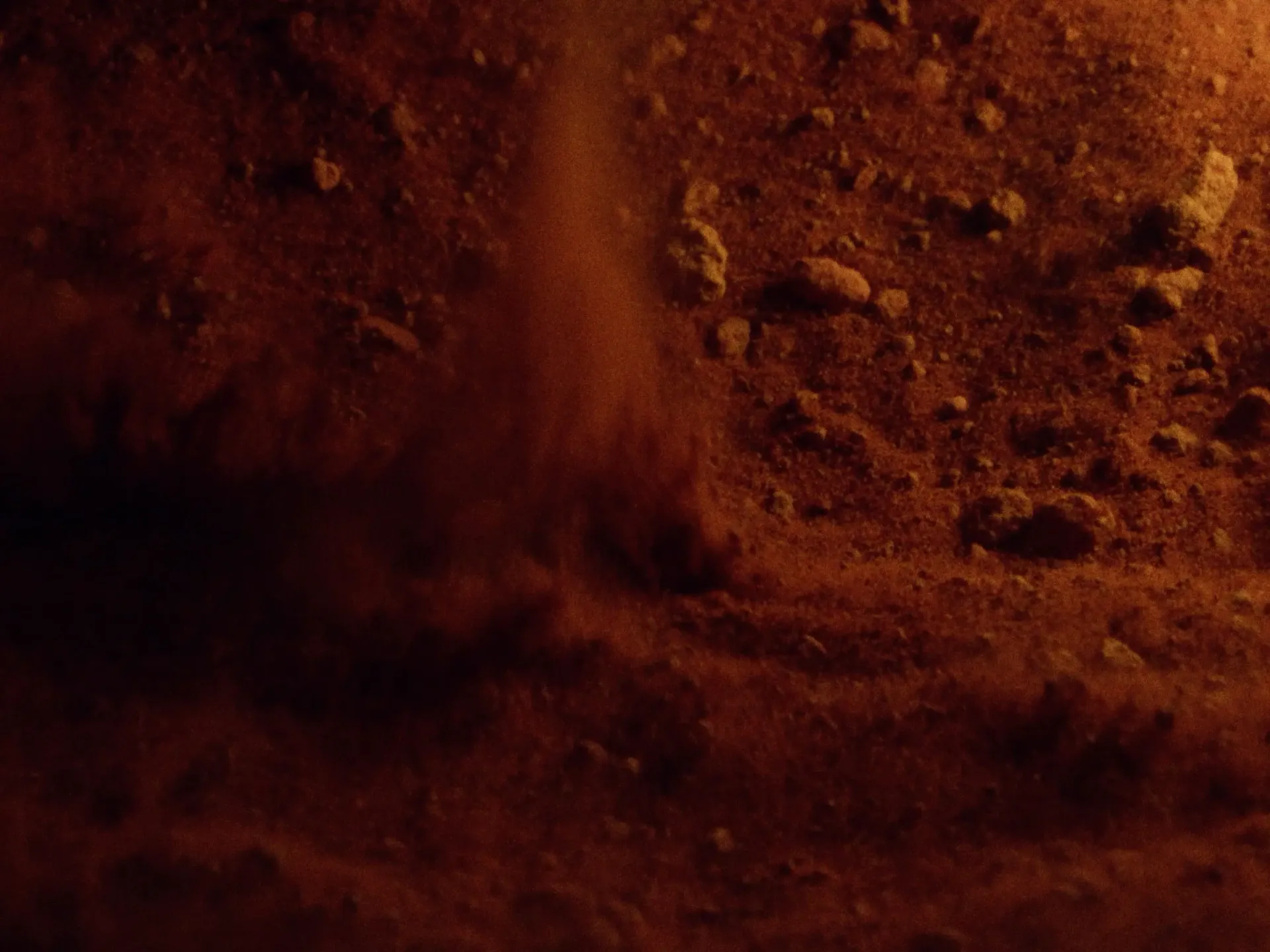 Rocky soil and ground texture in natural terrain, Milimani trail detail