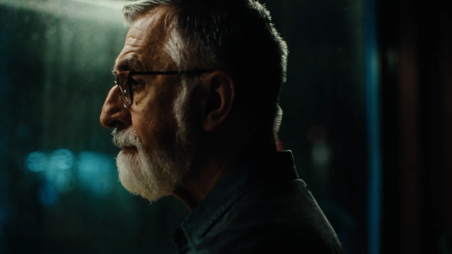 Man wearing glasses in portrait photography, Summer Nights editorial