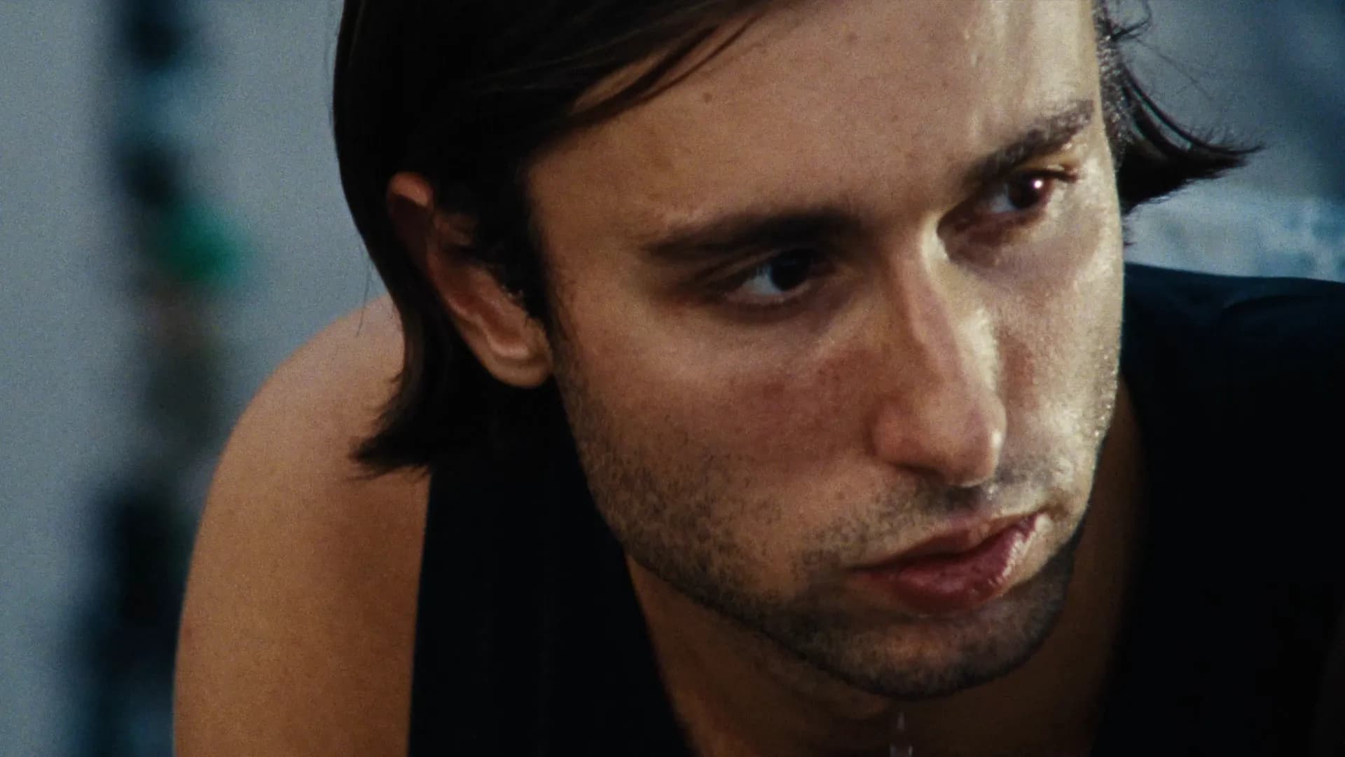 Portrait of a man in warm light, Summer Nights editorial photography